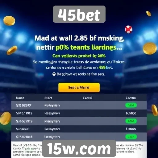 Comparativo das bônus e promoções do 45bet