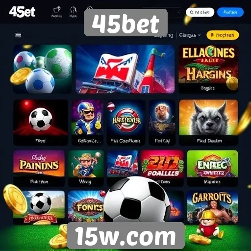 Principais jogos disponíveis na plataforma 45bet